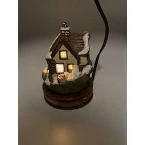 John Hopkins Village Lights Miniatures Lucy Lavenham's Cottage VTG 1987 Works